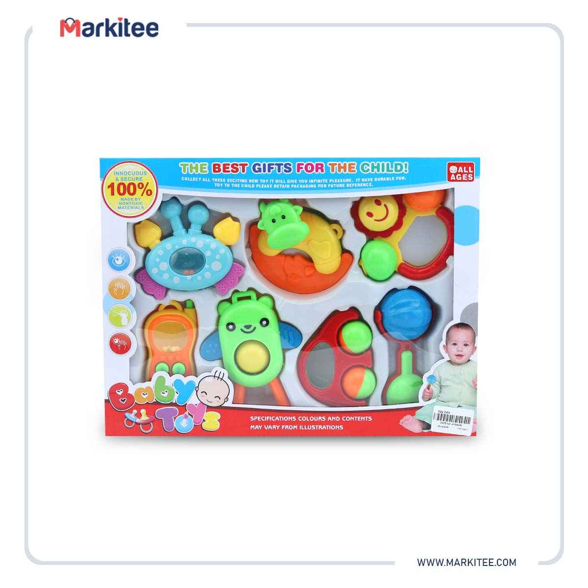 Baby rattles set spin ...-3370A