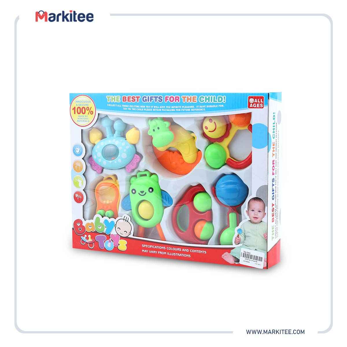 Baby rattles set spin ...-3370A