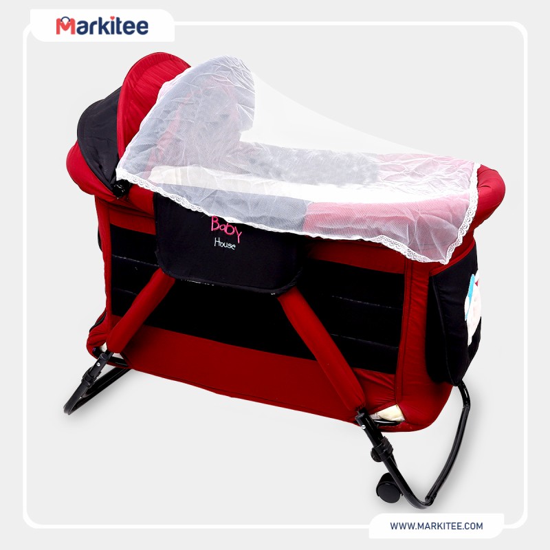 Bed for babies in blac...-BH-BD-BCMR