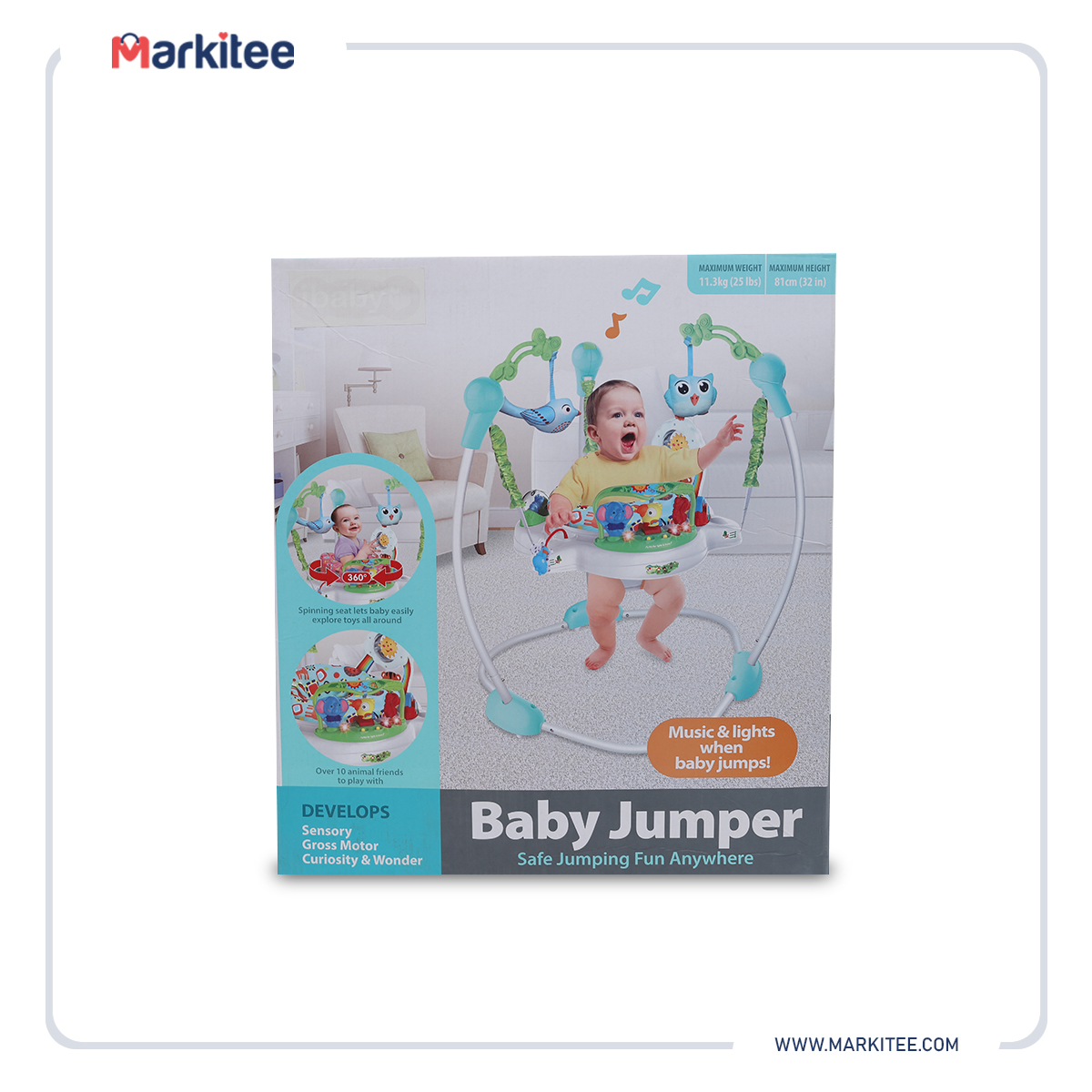 Baby jumper with music...-KH-88606