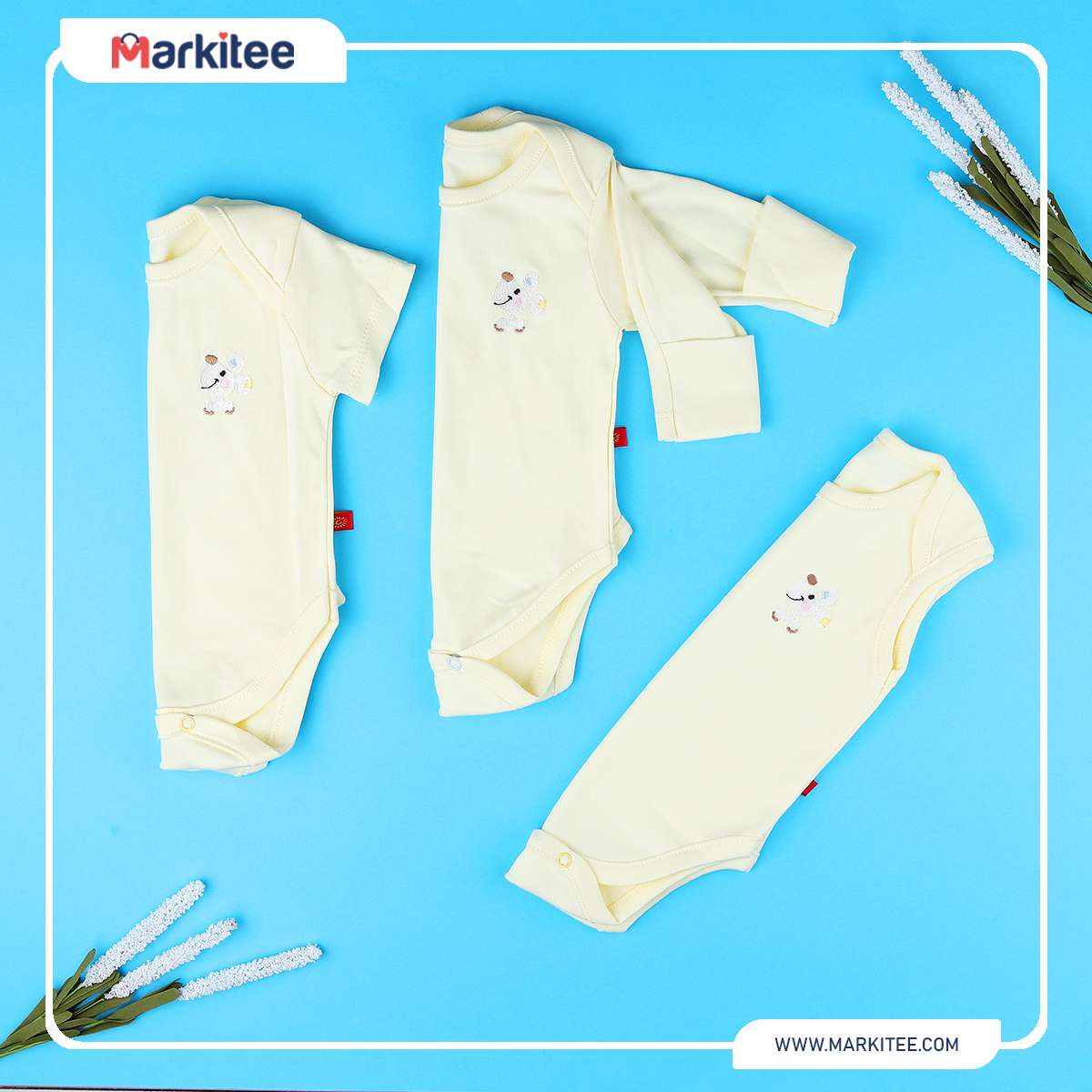 Babies bodysuits set -...-NL-116-S-Y1