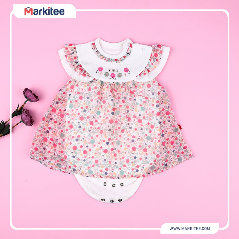 Cute-summer-dress-cotton-chiffon-white-color-fluorescent-Rose-size-3-6-months-NL-507C-R2